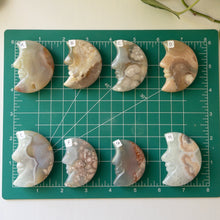 Load image into Gallery viewer, Flower Agate Moons
