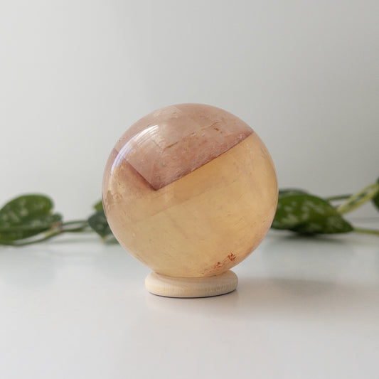 Red & Yellow Calcite Sphere (2.11in.)