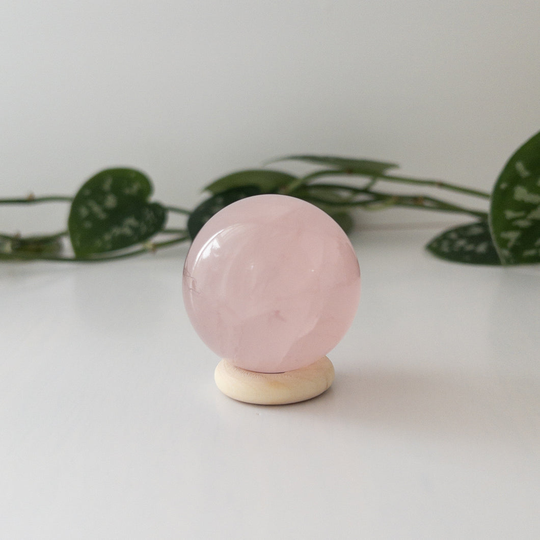 Star Rose Quartz Sphere 1.42 in.