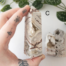 Load image into Gallery viewer, Mexican Lace Agate Obelisk
