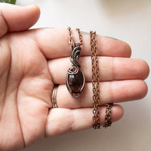 Charger l&#39;image dans la galerie, Smoky Quartz &amp; Copper Wrapped Pendant
