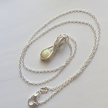 Load image into Gallery viewer, Ethiopian Opal &amp; Sterling Silver Wrapped Pendant
