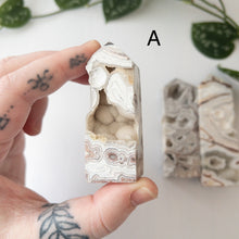 Load image into Gallery viewer, Mexican Lace Agate Obelisk
