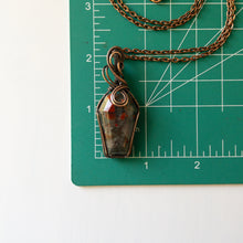 Load image into Gallery viewer, Coffin Pendant - African Bloodstone (B)
