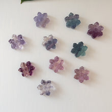 Load image into Gallery viewer, Mini Fluorite Snowflake
