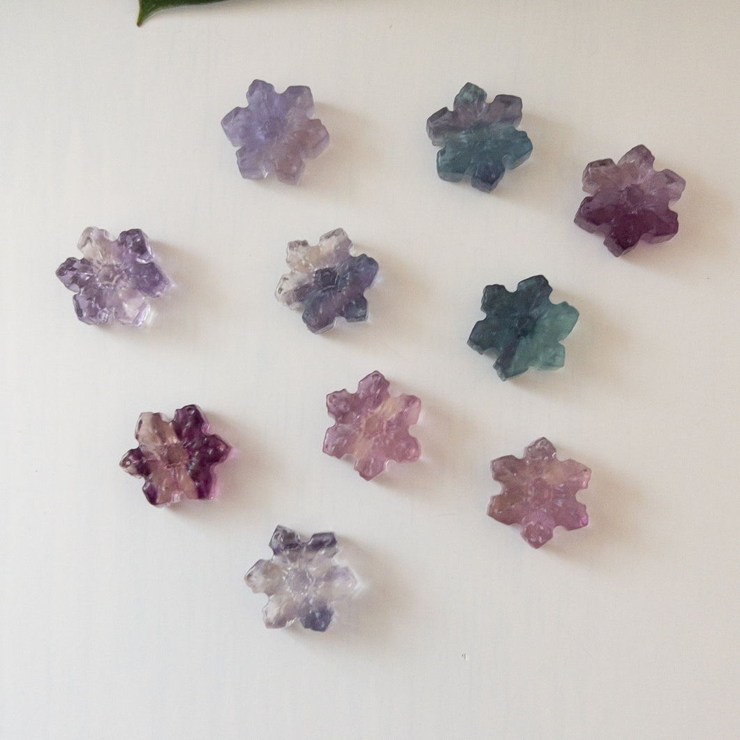 Mini Fluorite Snowflake