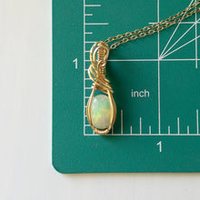 Load image into Gallery viewer, Rhea - Opal &amp; Gold Fill Wire Wrapped Pendant
