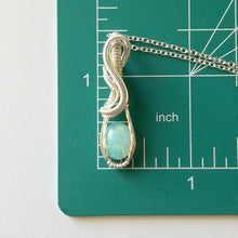 Charger l&#39;image dans la galerie, Stella - Ethiopian Opal Sterling Silver Wrapped Pendant
