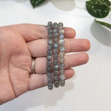 Load image into Gallery viewer, Labradorite Stretch Bracelet (6.5mm)
