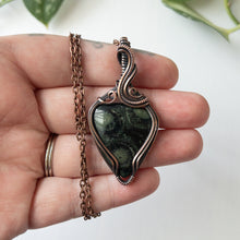 Load image into Gallery viewer, Kambaba Jasper &amp; Copper Wrapped Pendant
