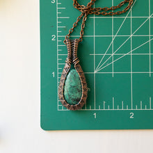 Load image into Gallery viewer, Turquoise Copper Pendant
