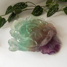 Load image into Gallery viewer, Fluorite Peony Flower Statement Piece
