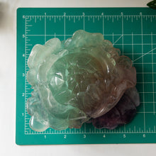 Load image into Gallery viewer, Fluorite Peony Flower Statement Piece
