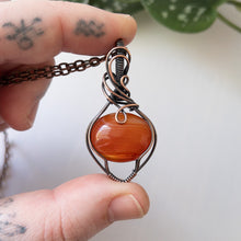 Load image into Gallery viewer, Carnelian Copper Pendant
