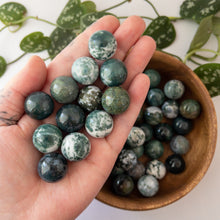 Load image into Gallery viewer, Moss Agate Mini Sphere
