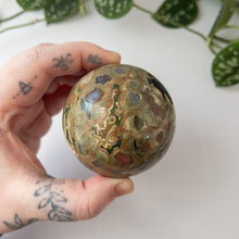 Load image into Gallery viewer, Rainforest Jasper Sphere (2.5 in.)
