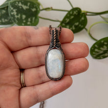 Load image into Gallery viewer, Moonstone Copper Pendant
