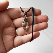 Load image into Gallery viewer, Natural Citrine Antiqued Sterling Silver Pendant
