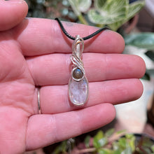 Charger l&#39;image dans la galerie, Moonstone &amp; Labradorite Wrapped Sterling Silver Pendant
