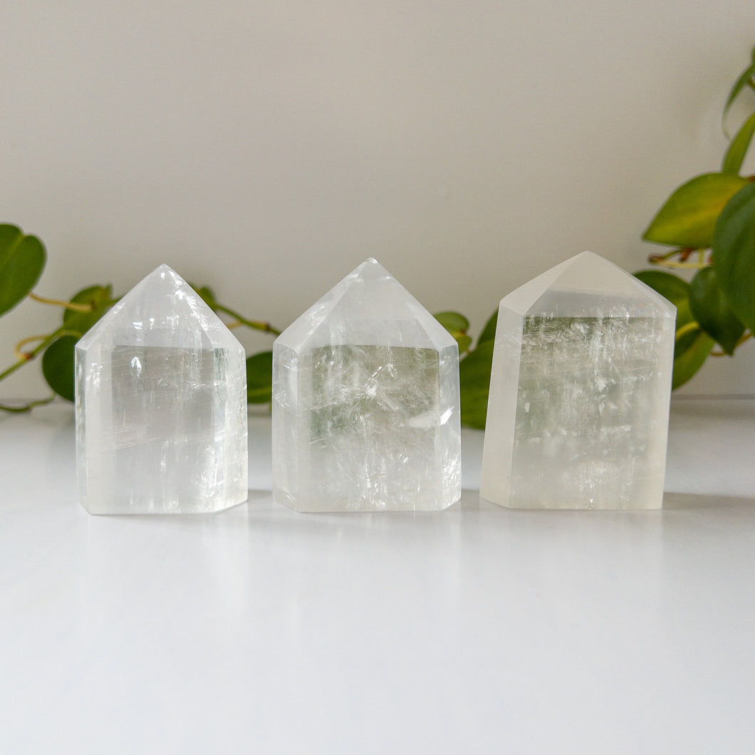 Clear Calcite Towers