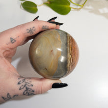 Load image into Gallery viewer, Polychrome Jasper Sphere (2.6 in.)
