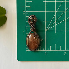 Load image into Gallery viewer, Sunstone Copper Wrapped Pendant
