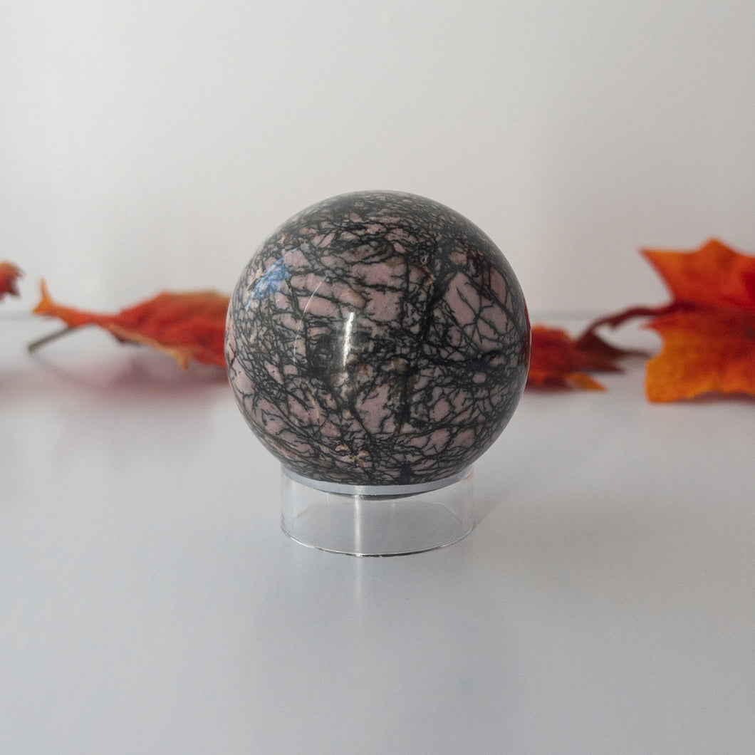 Rhodonite Sphere (1.94 in.)