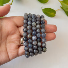 Load image into Gallery viewer, Iolite Stretch Bracelet (9mm)
