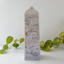 Load image into Gallery viewer, XL Pastel Ocean Jasper Obelisk B
