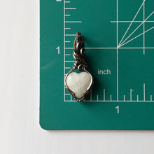 Load image into Gallery viewer, Moonstone Heart Copper Wrapped Pendant
