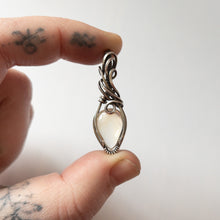 Load image into Gallery viewer, Natural Citrine Antiqued Sterling Silver Pendant
