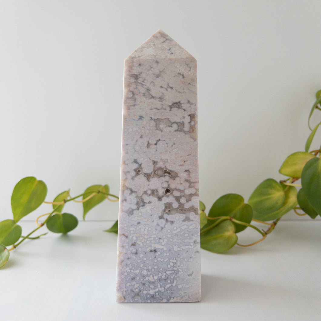 XL Pastel Ocean Jasper Obelisk B