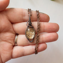 Load image into Gallery viewer, Garden Quartz Antiqued Copper Pendant
