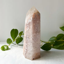 Load image into Gallery viewer, XL Pink Amethyst/Flower Agate Tower
