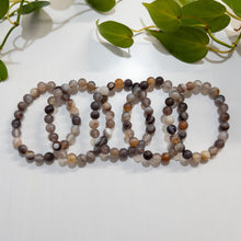 Load image into Gallery viewer, Banded Agate Stretch Bracelet (8mm)
