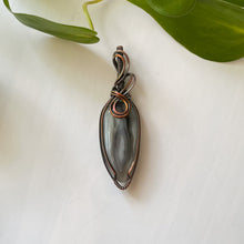 Load image into Gallery viewer, Botswana Agate Copper Wrapped Pendant
