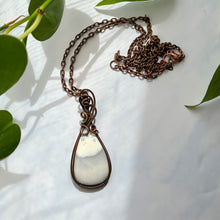 Load image into Gallery viewer, Dendritic Opal &amp; Antiqued Copper Wrapped Pendant
